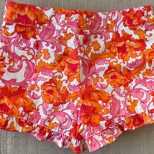 Janie and Jack Pink and Orange Floral Women's Shorts